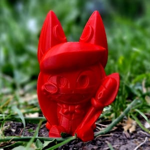 Alastor Hazbin Hotel Figure | 3D Printed Radio Demon Chibi | Handmade Fan Art | Hazbin Decor