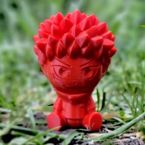 Yuji Itadori Chibi Figure | Jujutsu Kaisen 3D Print | Handmade Sorcerer Decor | Jujutsu Kaisen Gift
