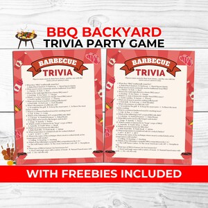 Afdrukbare barbecue trivia-partygame voor BBQ-gastheren en gezinnen + gratis charades-kaarten en photobooth-rekwisieten: zomers kookplezier!