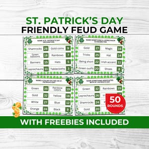 St. Patricks Day Premium Freundschaftsspiel für alle Altersgruppen | Irische Party Quiz-Spiel mit Dies oder Das