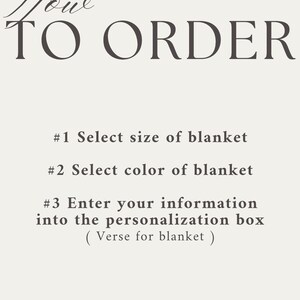 Personalized Blanket Scripture Gift Christian Faith Gift Custom Throw Blanket Missing You Gift for Christian Mom Gift Baptism Gifts