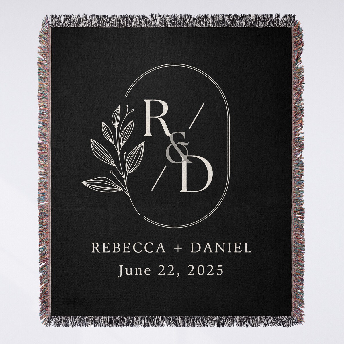 Personalized Throw Couples Blanket With Names Wedding Present Bridal Shower Gift for Newlyweds Cotton Anniversary Gift Engagement Gift - Etsy