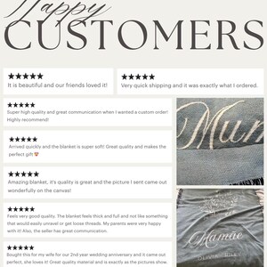 Family Blanket Personalized Throw Custom Family Gift Personalized Blanket with Names Family Names Gift for Pet Owners Name Blanket Gift