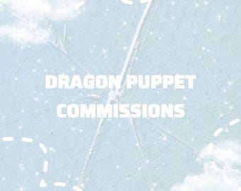 CUSTOM Paper Dragon Puppets von @TheZoeNight