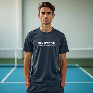 Dinktech Performance Division Moisture Wicking Tee, Workout Shirt, Athletic Tee, Moisture Wicking Top, Unisex Sports Tee, Gym Wear