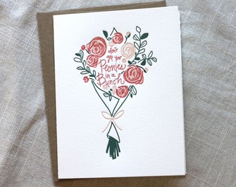 Don't Get Your Peonies in a Bunch Card