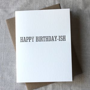 Happy Birthday-ish Card image 1