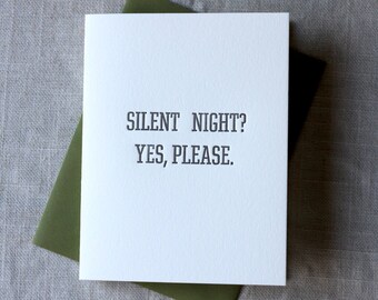 Silent Night? Card