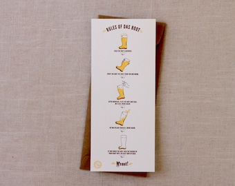 Rules of Das Boot Card