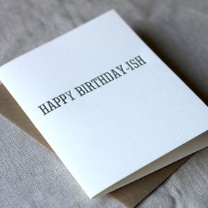 Happy Birthday-ish Card image 2