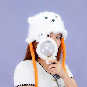 BT21 Inspired Crochet Beanie | Handmade Kpop Character Hat | BTS Fan Gift | Cute Kawaii Winter Hat | Kpop Crochet Beanie