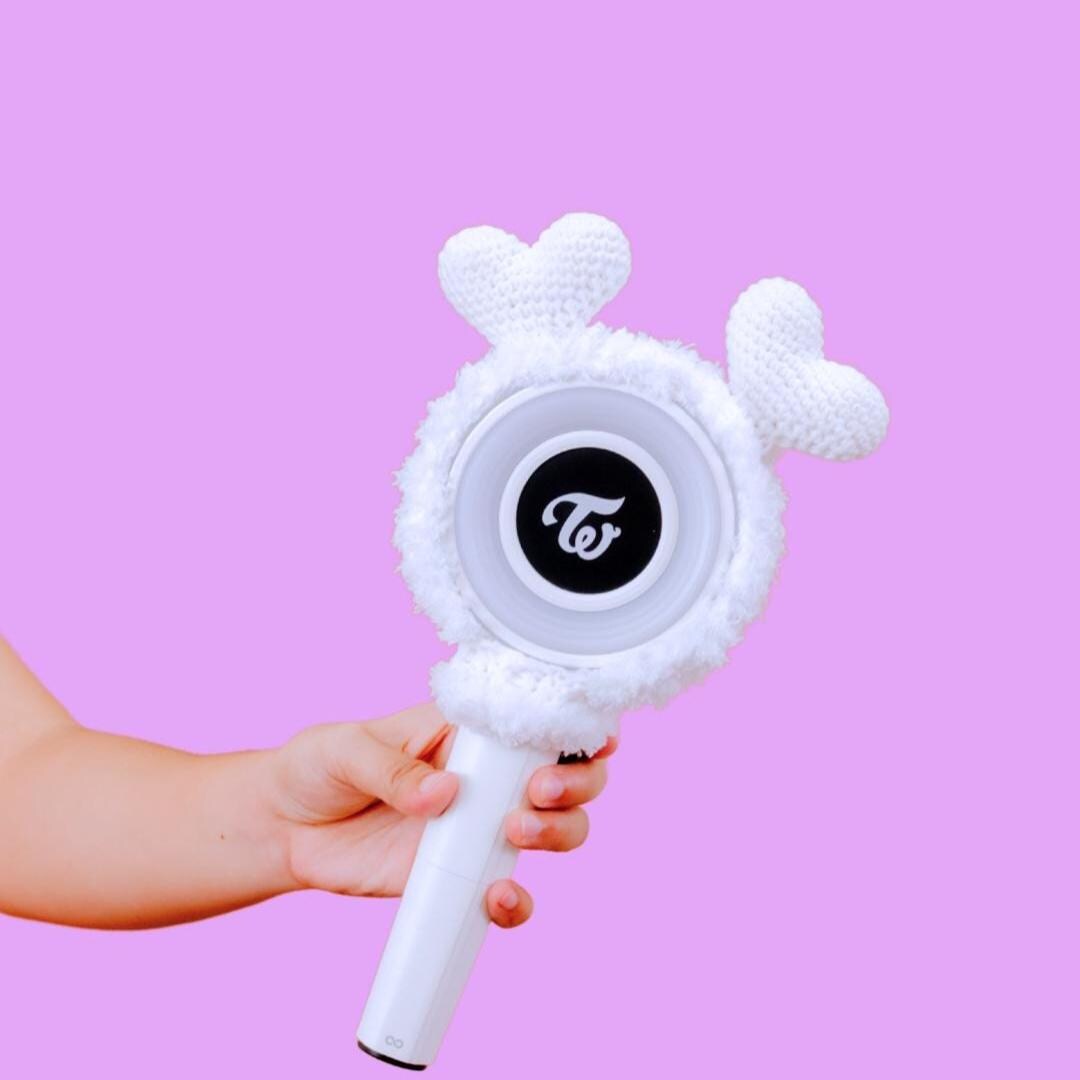 Twice Candybong Crochet Cover Pattern: K-pop Lightstick Cozy (PDF