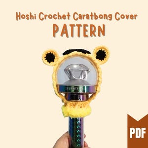 Wzór na szydełkową okładkę Seventeen Hoshi Caratbong: prezent dla fana K-Popu (do pobrania w wersji cyfrowej)