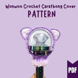 Wzór na szydełkową okładkę Seventeen Caratbong: Wonwoo Miniteen Foxdungee (pobranie cyfrowe)