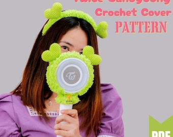 Twice Candybong Crochet Cover Pattern: K-Pop Lightstick Cozy (PDF Pattern)