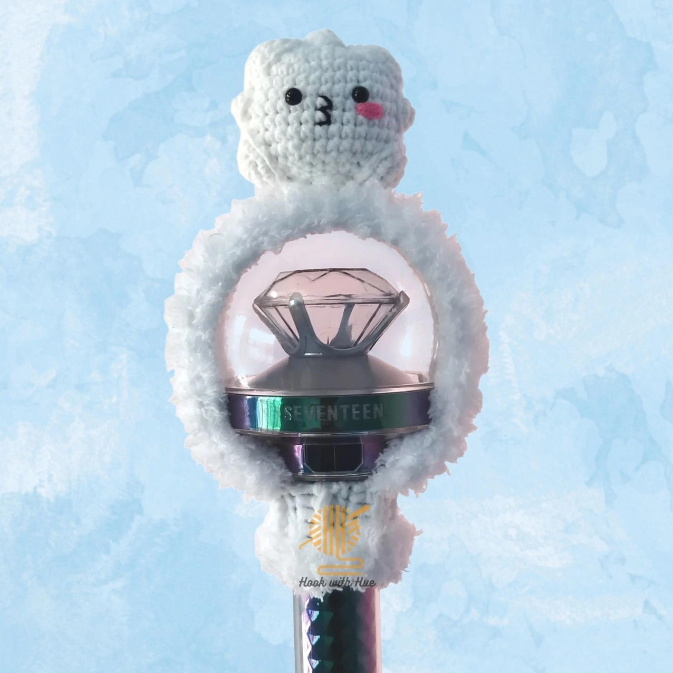 Crochet Caratbong Cover | Seventeen Lightstick Cozy - Etsy