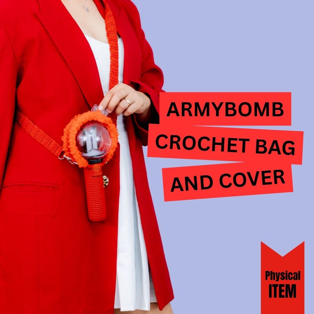 BTS Lightstick Crochet Bag & Cover Accessory - Etsy