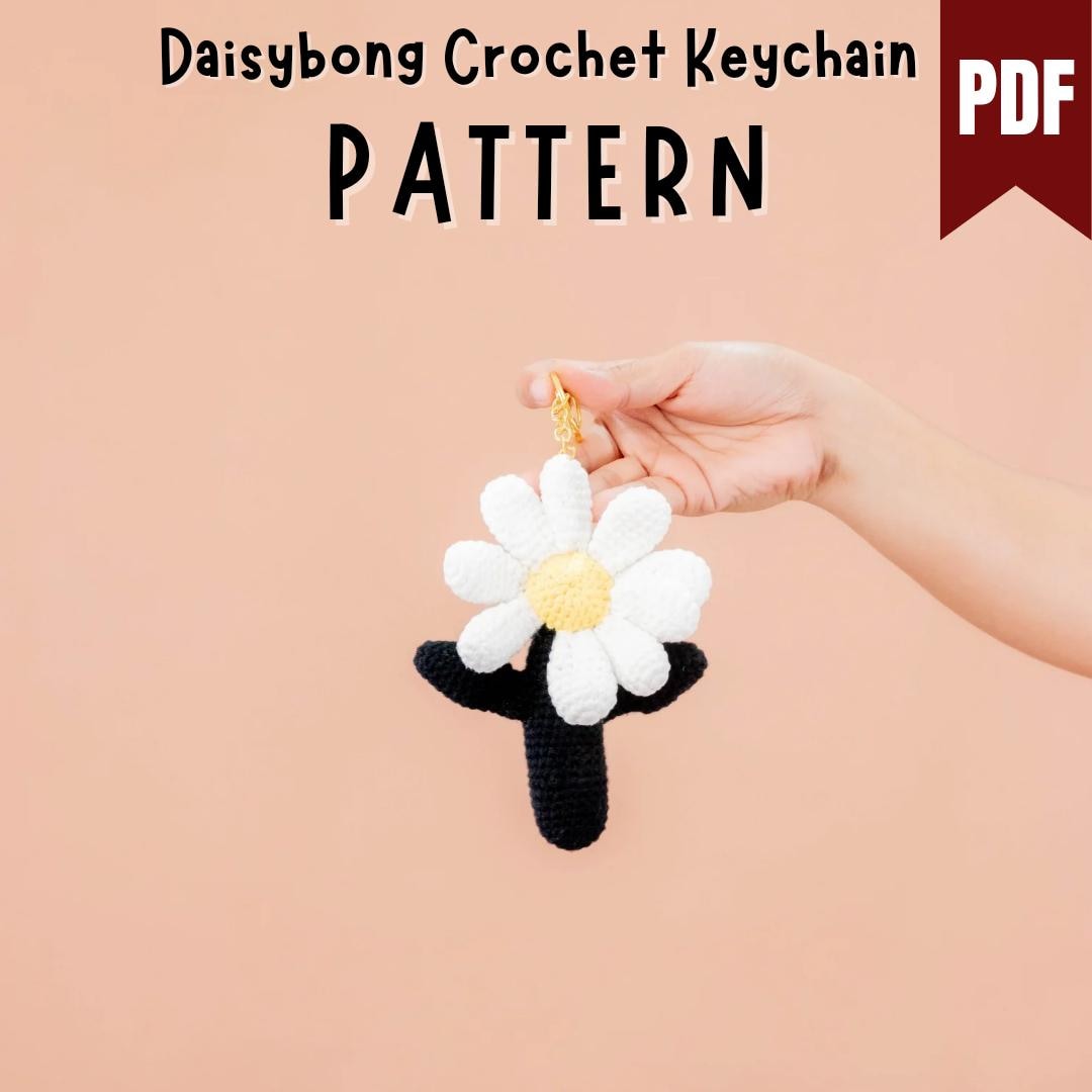 G-dragon Lightstick Crochet Pattern: Kpop Amigurumi Keychain (PDF