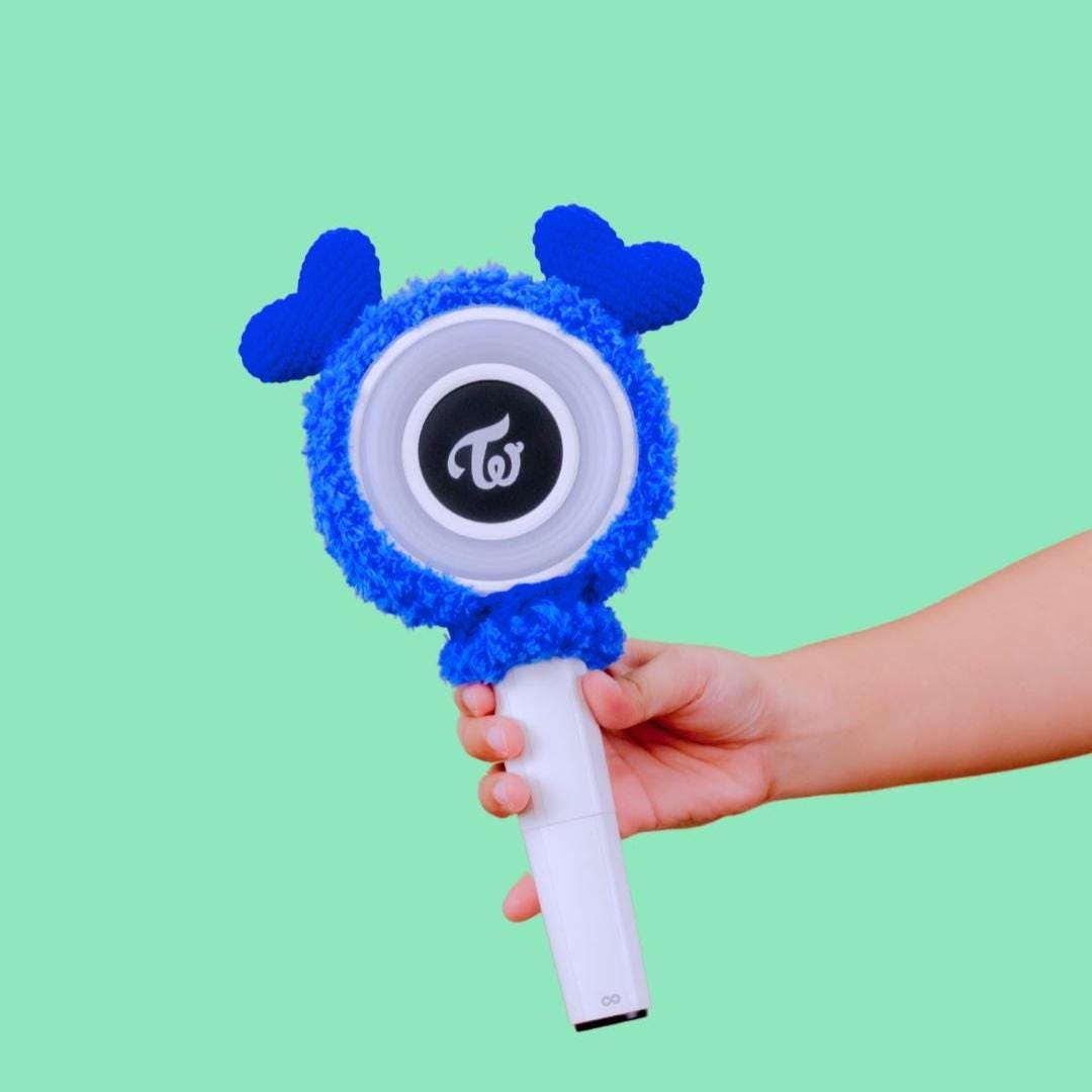 Twice Candybong Crochet Cover: K-pop Lightstick Case, Lovelys