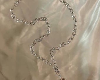 Collar con candado de corazón (mediano)