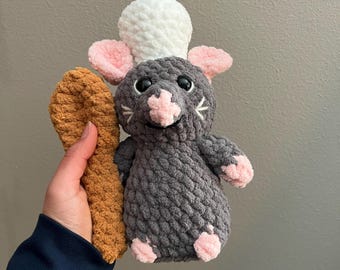 Crochet Chef Rat