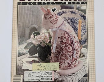 Cross Stitch & Country Craft-Mar/Apr 1990-Vol V No 4- Patterns Instructions DIY