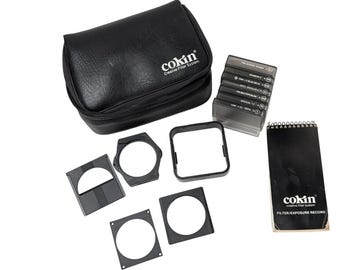 Cokin A Series Filter Kit Lot Frames Aperture Masks ND Grad Rings Case