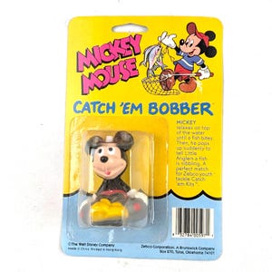 Vintage Disney Mickey Mouse Zebco Catch Em Fishing Bobber Float Sealed NOS