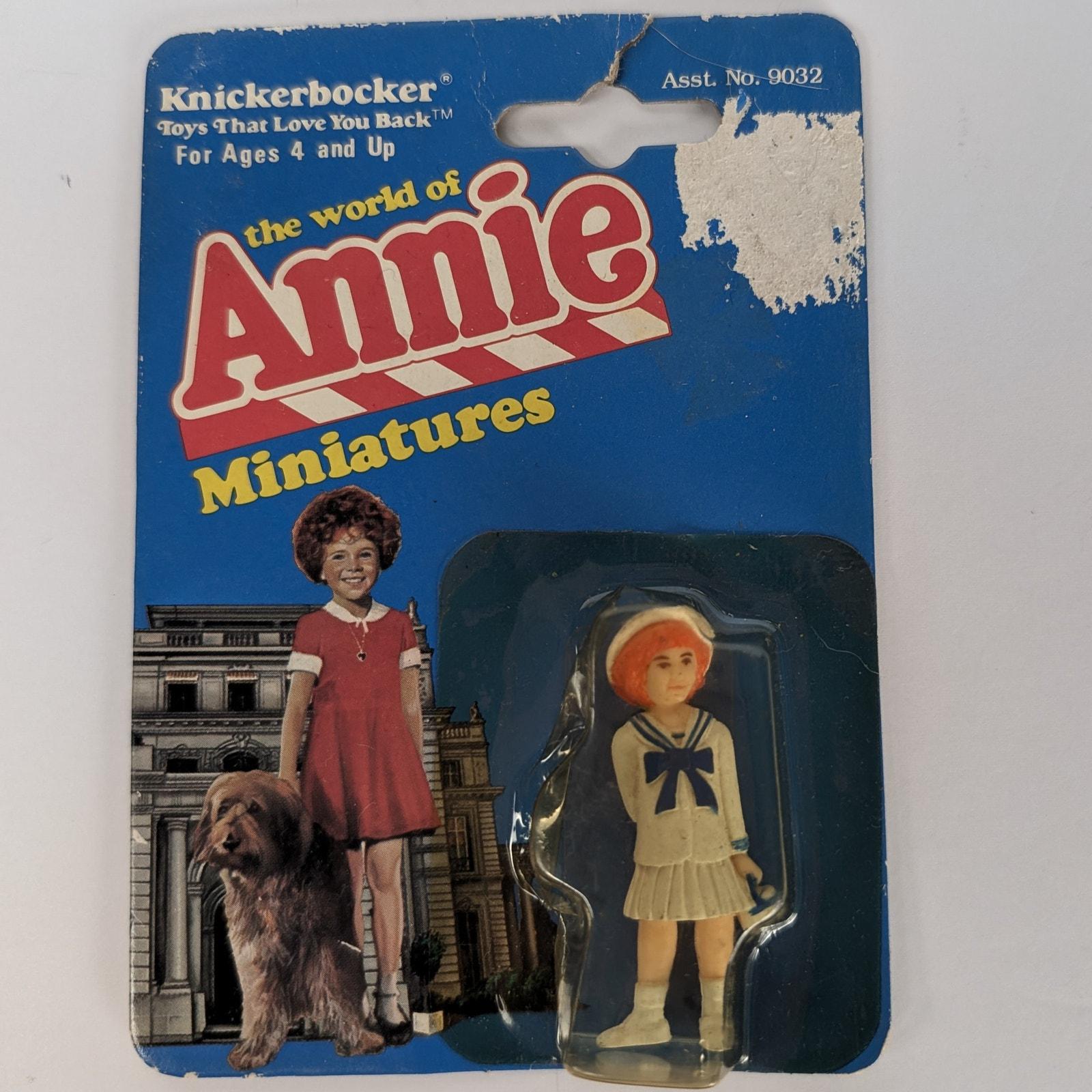8 Figurines PVC – IL MONDO DI ANNIE – Années 80 – Knickerbocker – RARES – NEUVES