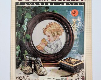 Cross Stitch & Country Craft-May/Jun 1989-Vol V No 5- Patterns Instructions DIY