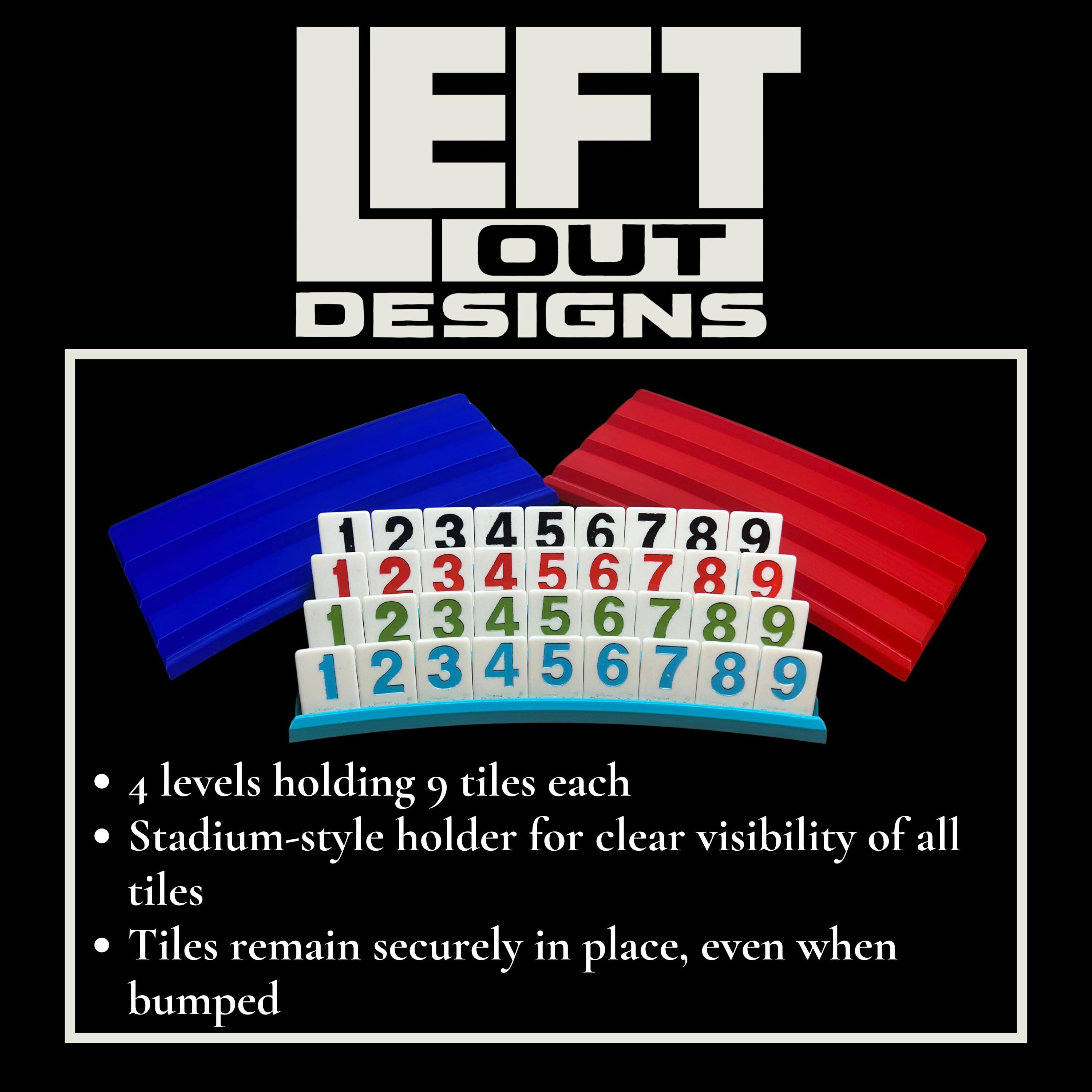 4 Tier Rummikub Tile Holder - Rummikub Racks - 3d Printed Rummikub Tray ...