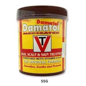 Damatol Medicated Hair Scalp Treatment  Original Formula, Vitamins A and E