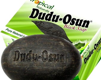 Jabón negro africano puro natural tropical Dudu Osun