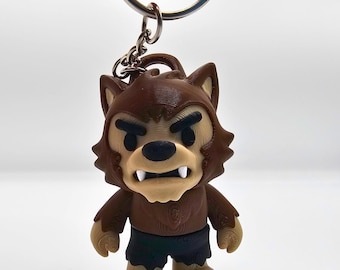 Articulated Werewolf Halloween Keychain