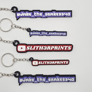 Benutzerdefinierte Gamer Tag Schlüsselanhänger, personalisierte Name Schlüsselanhänger Glow Option