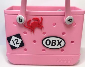 Dije para bolso Bogg OBX de Outer Banks: accesorio playero costero