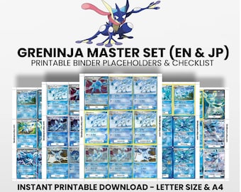 Masters Tournament 2017グッズセット Greninja (english & Japanese) Master Set With Checklist | Pokémon