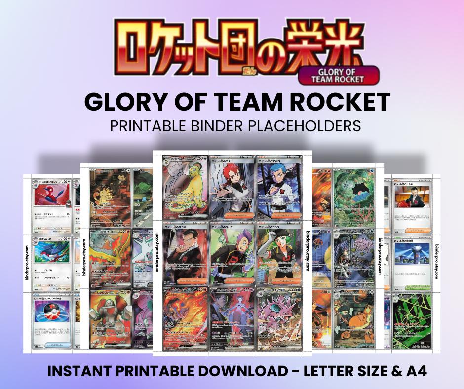 Team Rocket Card Binder - Etsy Team Rocket Card Binder - Etsy
