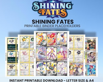 Shining Fates | Pokémon Printable Placeholders for Binder