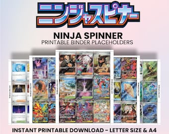 Ninja Spinner (JP) | Pokémon Printable Placeholders for Binder