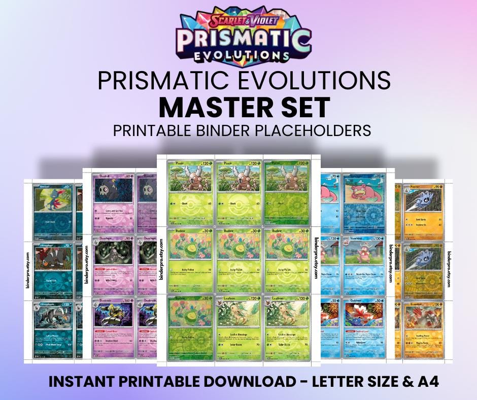 Prismatic Evolutions - Etsy