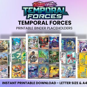 Temporal Forces Binder - Etsy Canada
