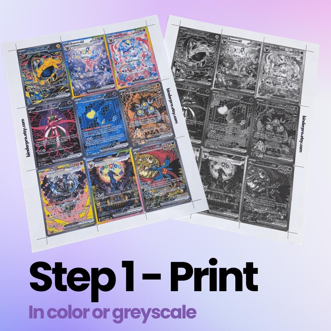 151 (JP) - Master Set | Pokémon Printable Placeholders for Binder