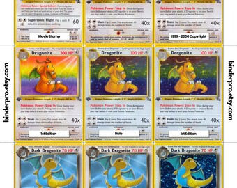 Dragonite (english & Japanese) Master Set With Checklist | Pokémon