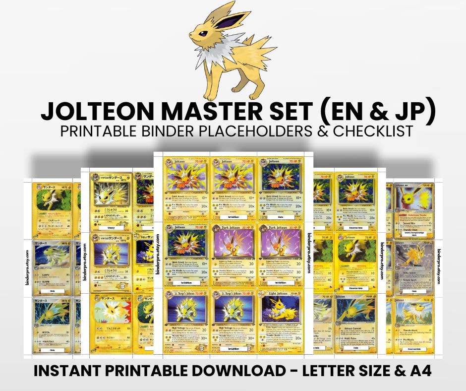 jolteon card binder The Pokémon Jolteon VMAX Advanced Chinese Gift Box