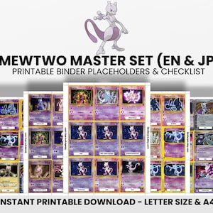 Mewtwo Binder - Etsy