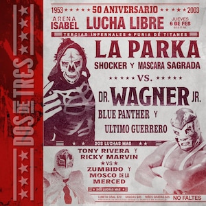 11 "x 14" Lucha Libre Poster Kunstdruck."