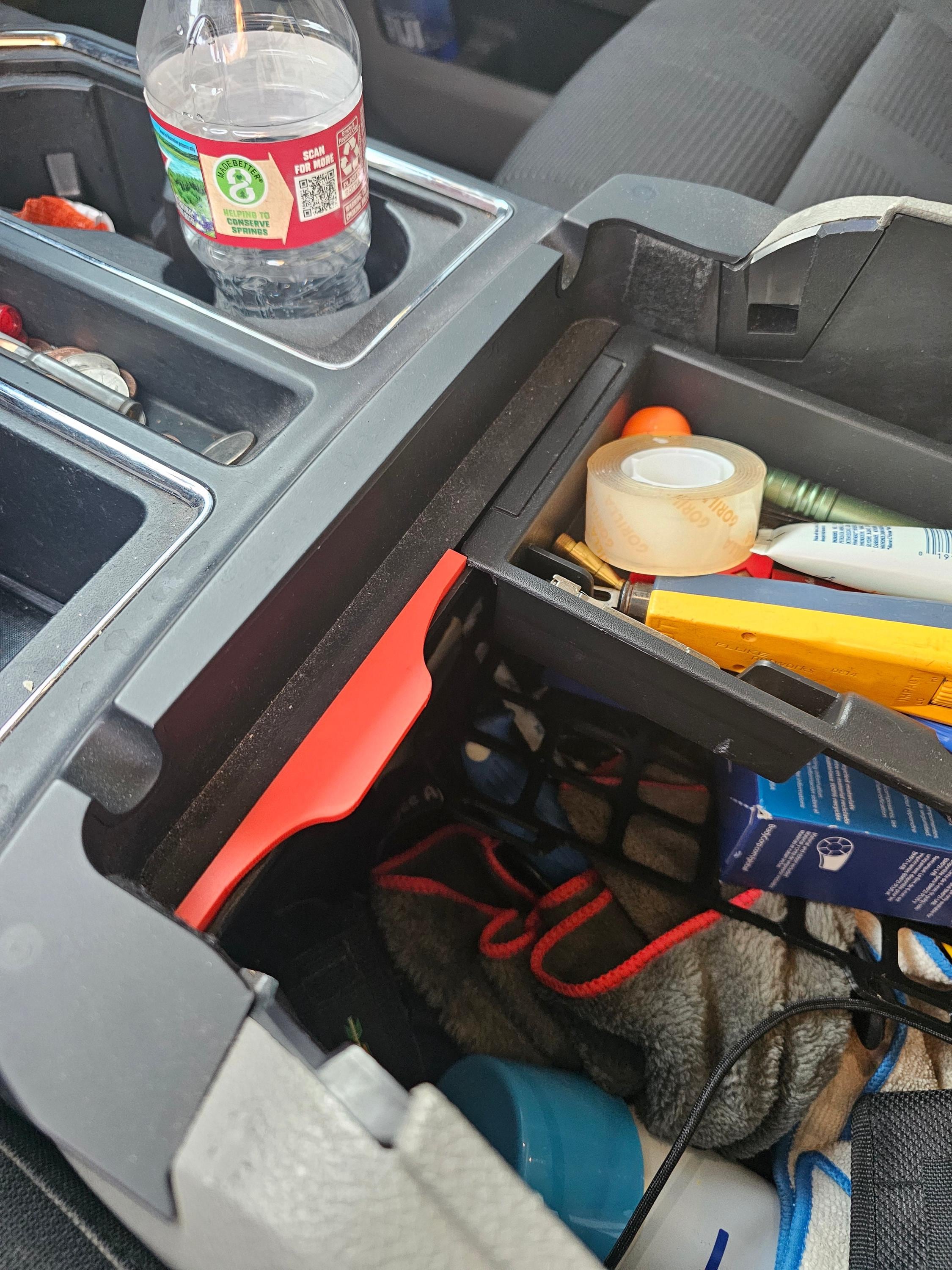Ford F150 Console Tray Stop | 2015-2024 3D Printed Insert, Truck