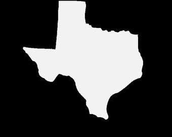 TEXAS vinilo troquelado etiqueta - elegir Color