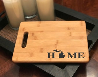 Tabla de cortar "HOME" del estado de EE. UU. - Usted elige el estado